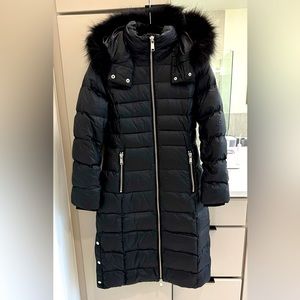 Andrew Mark puffer coat, size S, black